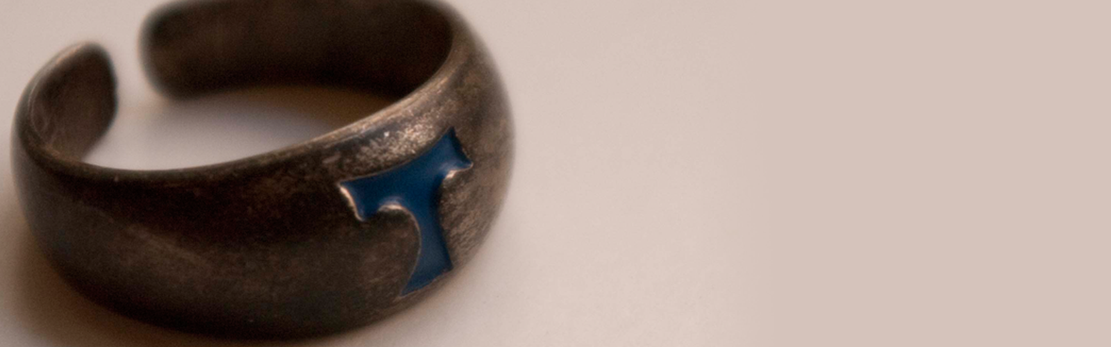 Tau cross ring from the early 1900s.